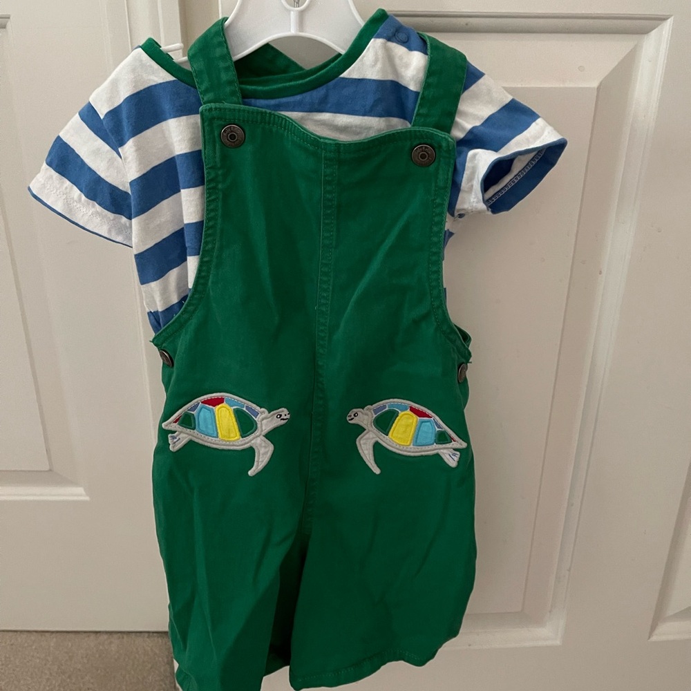Mini Boden 3T Shortall Set